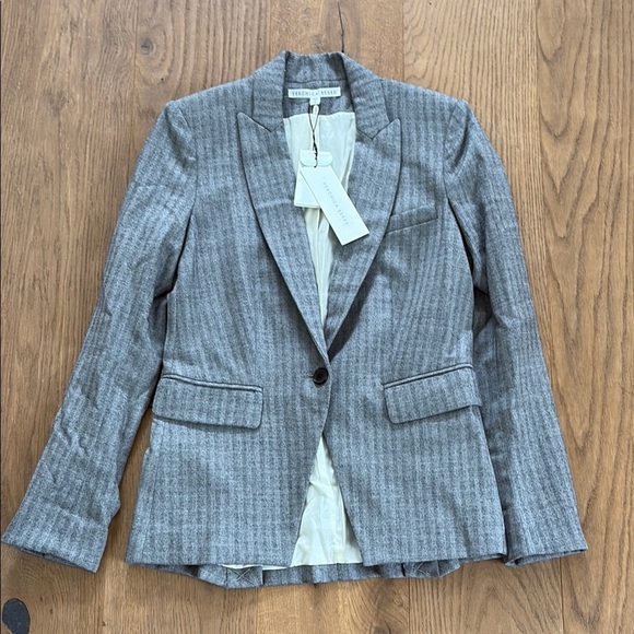 NWT Veronica Beard Adair Peak Lapel Long Back Jacket size 4 - Picture 1 of 6
